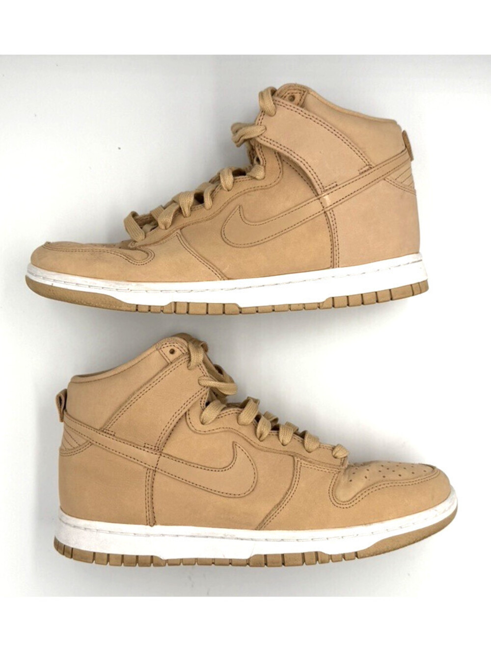 Nike Dunk High Vachetta Tan White Women's Size 10 Sneakers DX2044-201 - Picture 2 of 6